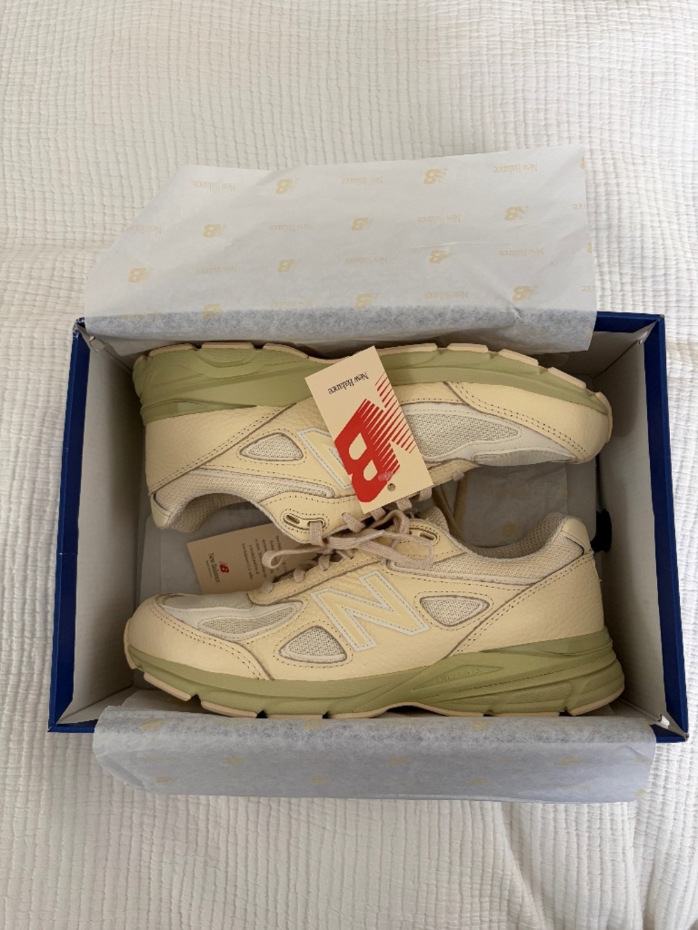 New Balance 990v4 Made in USA 'Macadamia Nut Morel’ - Men’s 10.5 - NWT